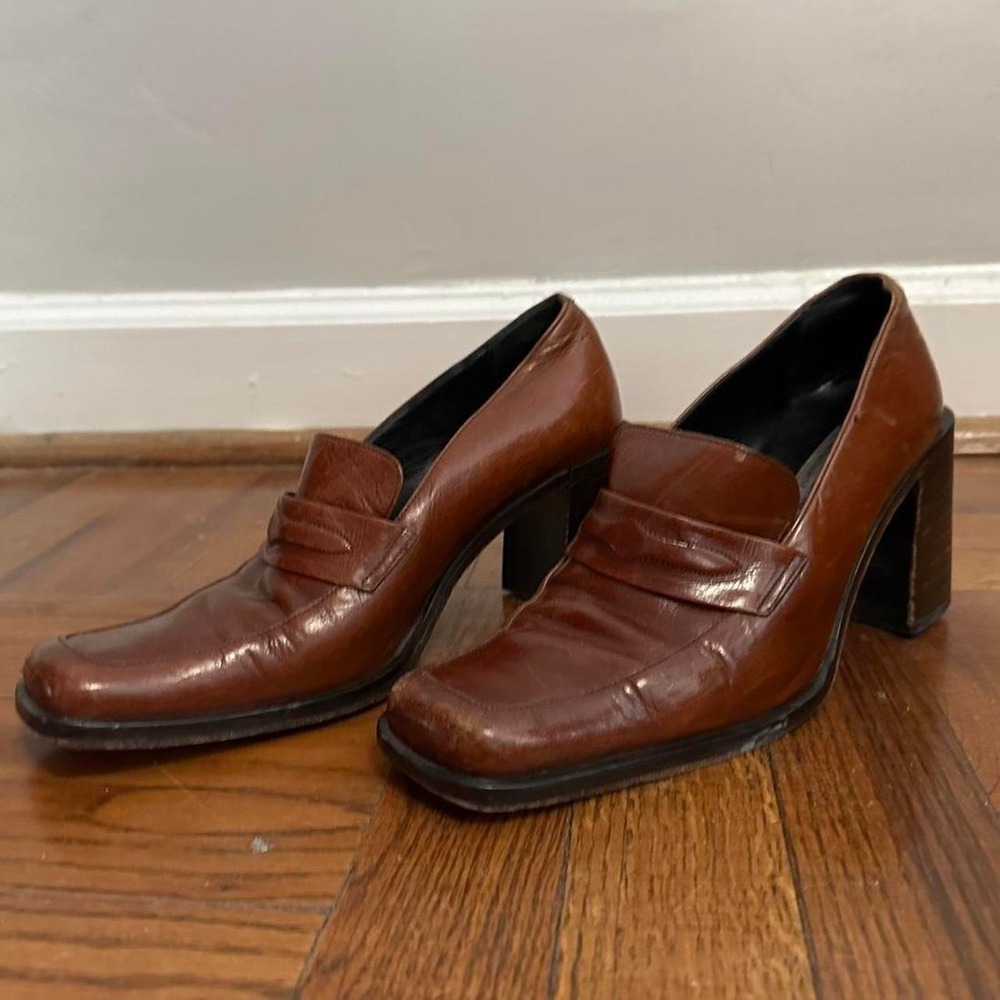 Charles David chunky vintage heels